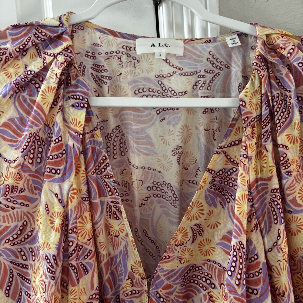 A.L.C. Colorful Abstract Dress